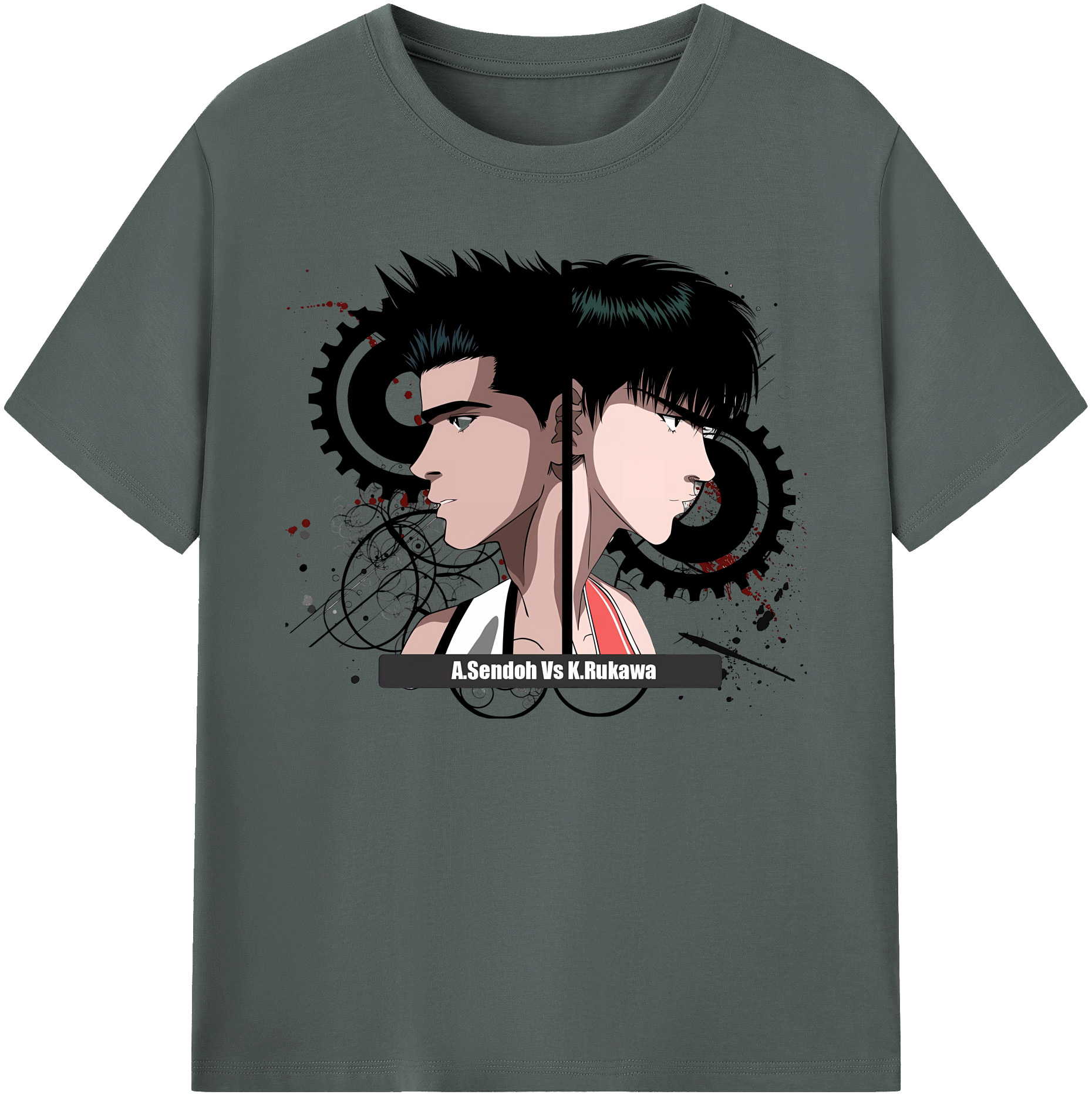 （画像用） SLAM DUNK／スラムダンク 綿100％ メンズ半袖Tシャツ｜肌触りやわらか＆通気性